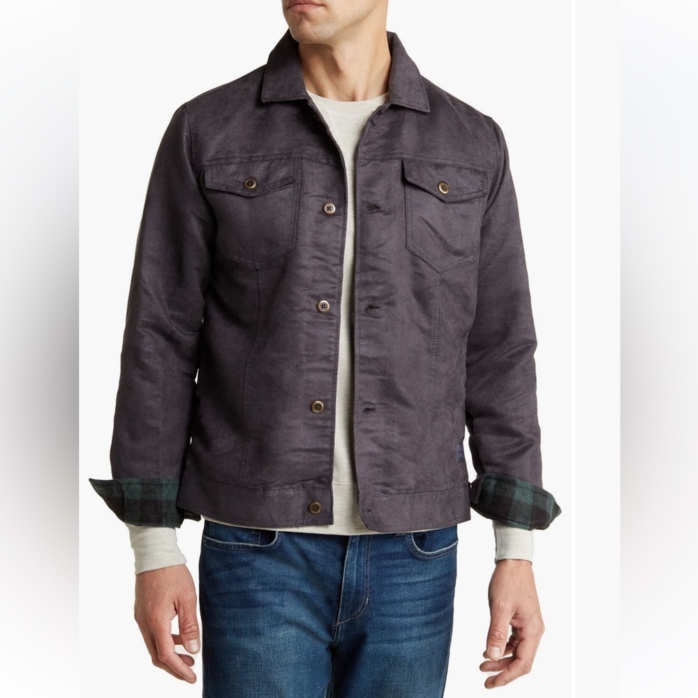 Men's vintage 1946 Ultra charcoal Jacket size large NWT